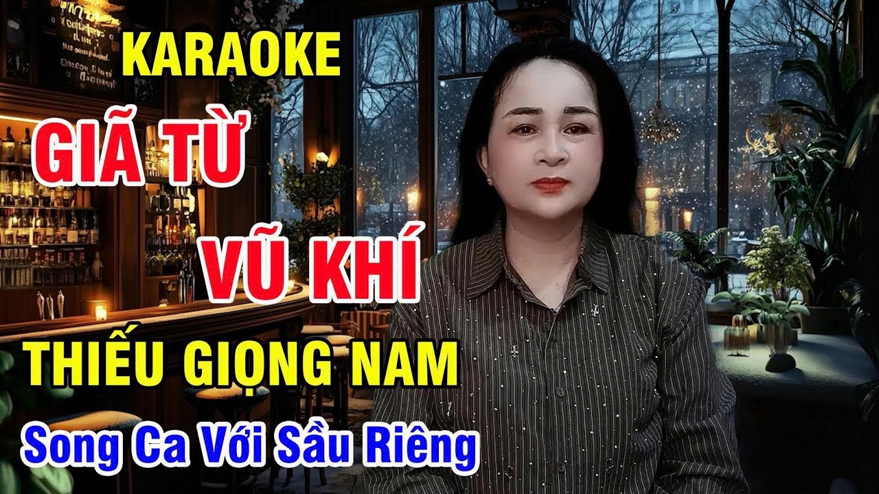 Một Mai Giã Từ Vũ Khí 🌸 Karaoke Song Ca Thiếu Giọng Nam 