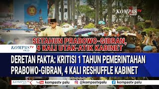 Facts: Criticism of Prabowo-Gibran's 1-Year Administration, 4 Cabinet Reshuffles