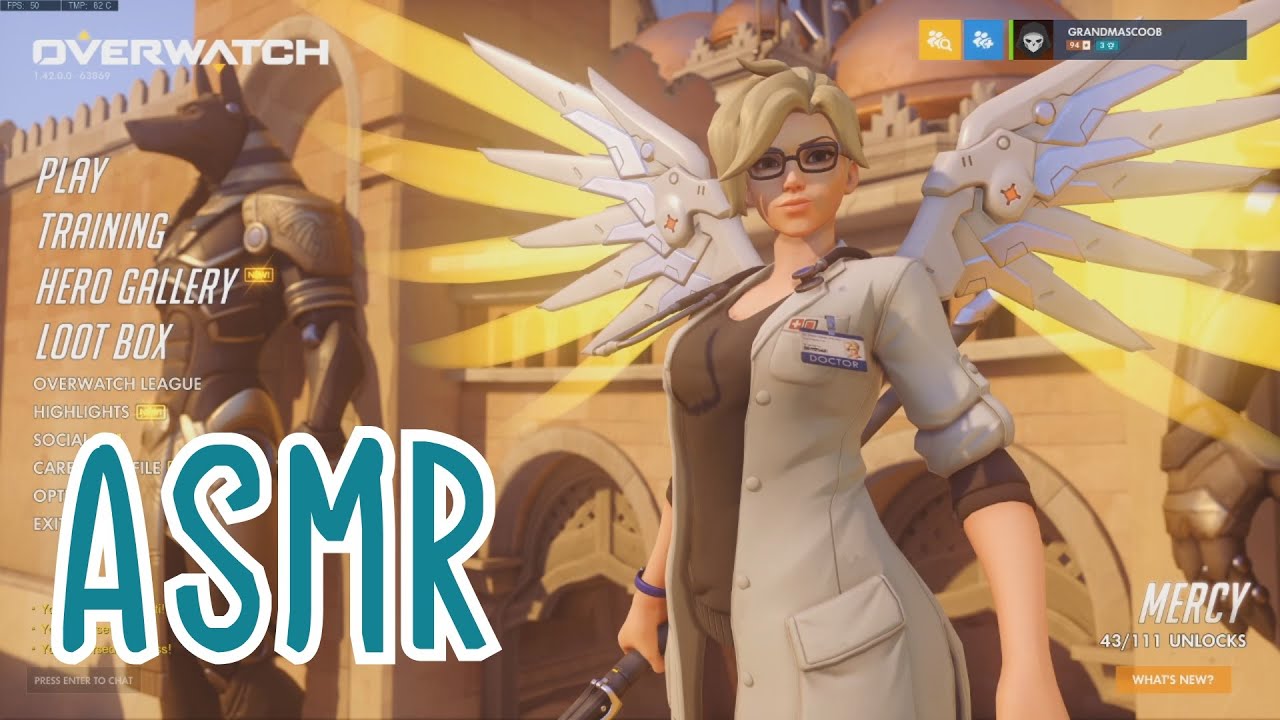 ASMR| Jogando Overwatch