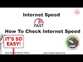 How to check internet speed - Check Internet Bandwidth