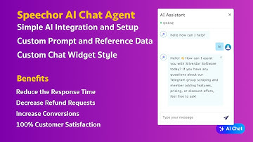 Speechor AI Chat Agent - Shopify application - AI chat bot integration