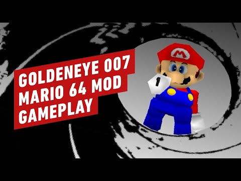 GoldenEye 007: Mario 64 Peach's Castle Mod Gameplay