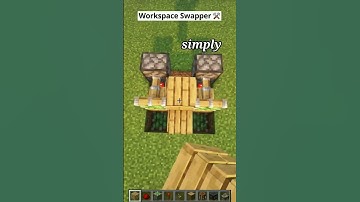 😊🔆 Minecraft workspaces swapper machine 🔆😊#shorts #minecraft