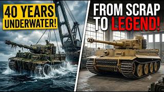 40 Years Under the Sea  Abandoned Tiger Tank Recovered and Fully Restored from S