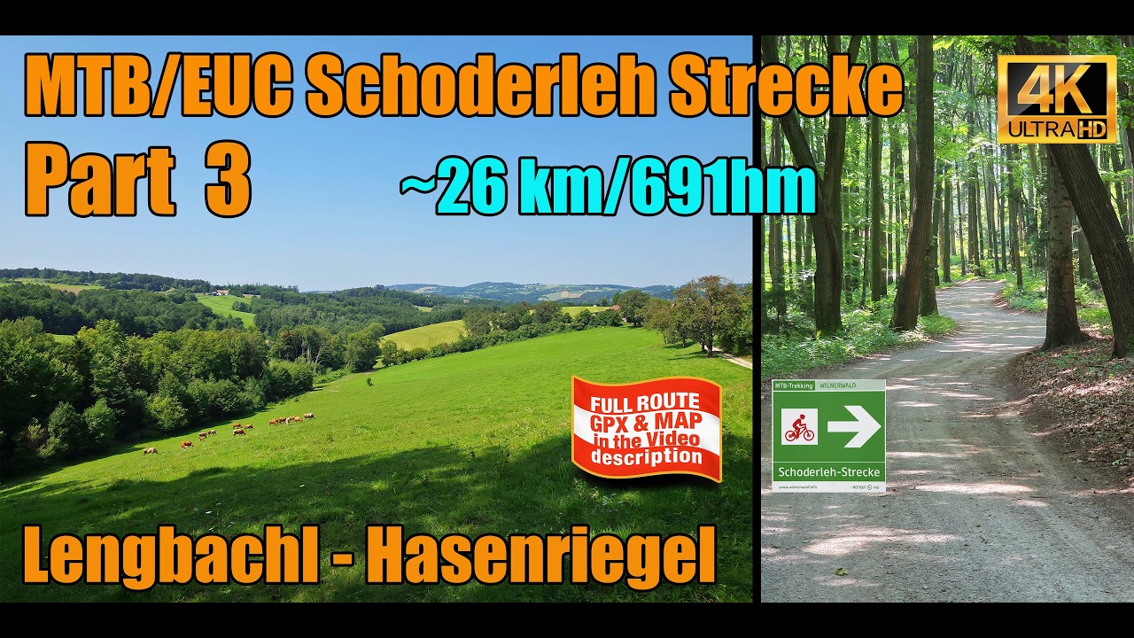 Official 🇦🇹 Schoderleh MTB Route | Vienna Woods | Part 3/4 | 4K
