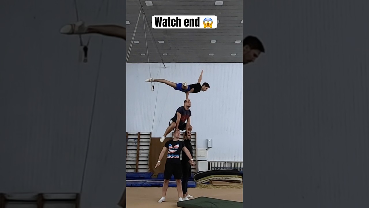 Acrobats Show Absolute Trust and Teamwork 🤯 