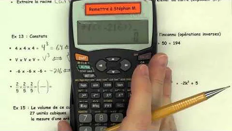 Comment calculer la racine cubique avec une calculatrice ?