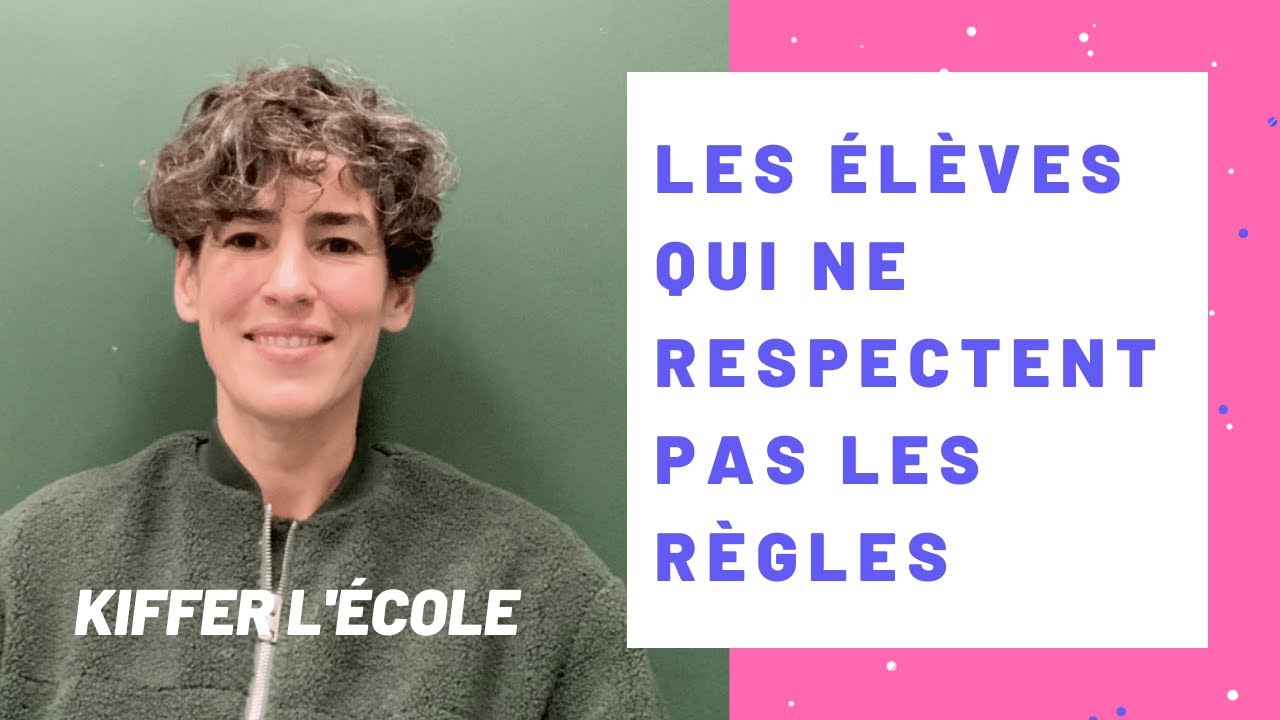 Poser un cadre et le faire respecter, à l'école, comme à la maison.