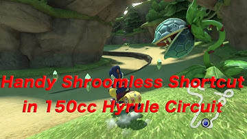 #MarioKart Shroomless Shortcut(Hyrule Circuit) Explained