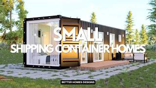 SMALL SHIPPING CONTAINER HOUSE DESIGN IDEAS | TIPS TO TURN BORING STEEL BOX INTO A LUXURY DREAM HOME