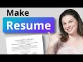 Creating a Resume with Canva