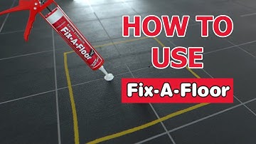 How to use Fix-A-Floor to Repair Loose Tiles