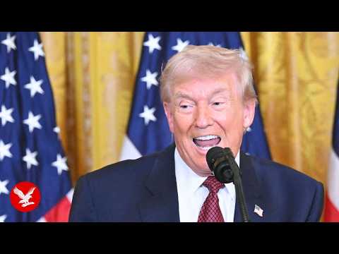 Trump struggles to pronounce 'undisputed' during White House talks