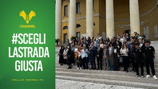D'Agostino e De Battisti in Piazza Bra per la chiusura del progetto #sceglilastradaGIUSTA
