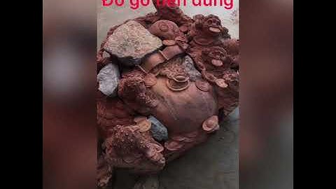 Tác phẩm cóc tài lộc gỗ hương cực đỉnh