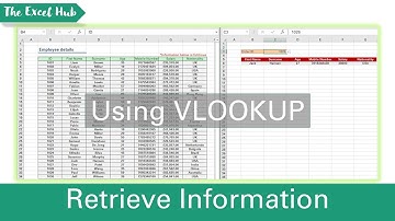 Quickly Retrieve Employee Information From Their ID | VLOOKUP | Excel Tutorial