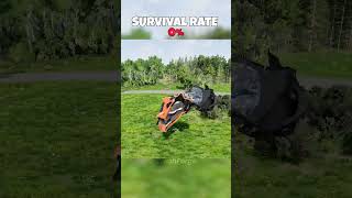 Lamborghini Is Too Fast to Control… This Ended BADLY 💀💥  #beamngdrive #beamngexperiments