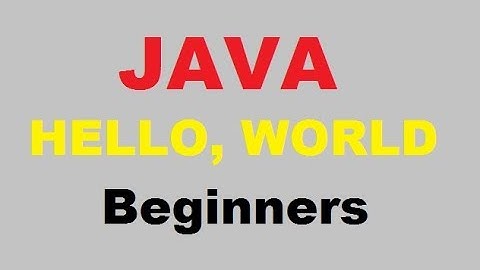 Simple java program examples for beginners | Hello world java code | Start Programming with Java