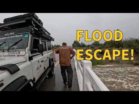 Storm Camping & Flash Flood Adventure | Land Rover Defender Camper
