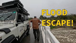 Storm Camping & Flash Flood Adventure | Land Rover Defender Camper