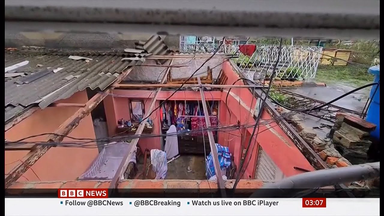 Weather Events - Hurricane Ian aftermath (Cuba) - BBC - 29th September 2022