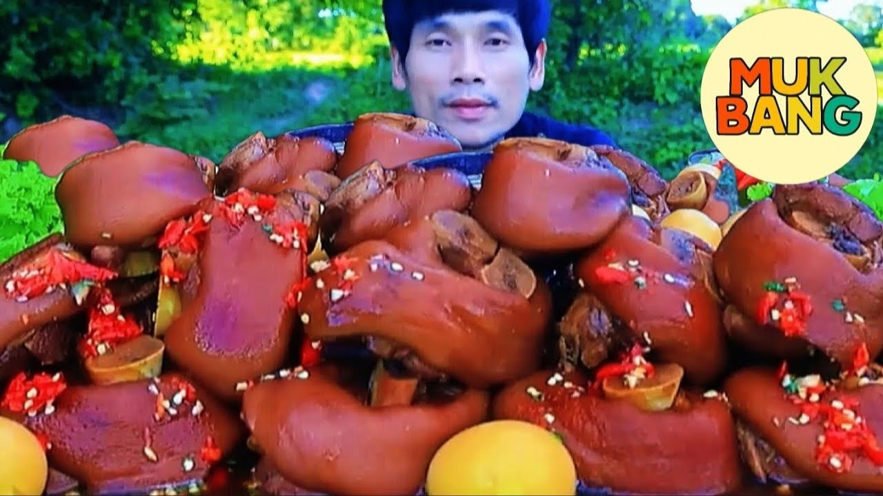 15KG Giò Heo Hầm Siêu Béo Siêu Cay | ASMR Mukbang Eating Show