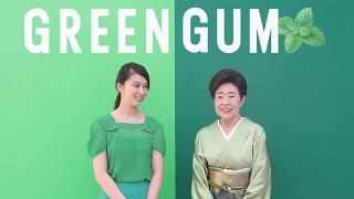 武井咲＆中村玉緒　ロッテ「グリーンガム」新CM+インタビュー（2）