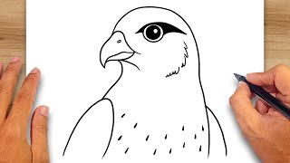 How to draw Falcon Beak