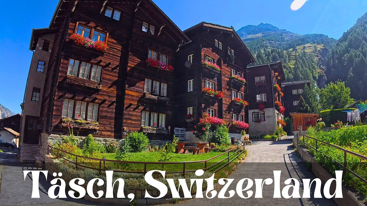 Täsch Village Walk: The Heart of the Swiss Alps