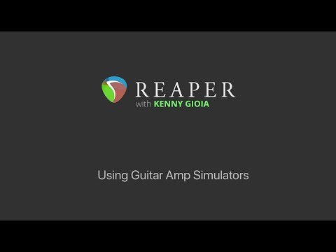 Using Guitar Amp Simulators in REAPER