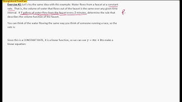 Linear Functions and Proportionality