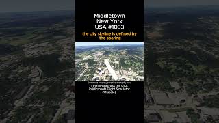 Middletown, New York from Microsoft Flight Simulator #middletown #newyork #msfs #usa #unitedstates