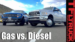 Top 5 Pros & Cons of Diesel vs Gasoline Pickup Trucks