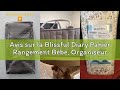 Avis sur la Blissful Diary Panier Rangement Bébé, Organiseur de couches pour Table à Langer, panier