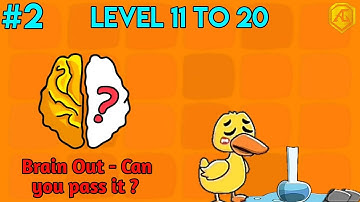 Brain Out- Can you pass it ? || LEVEL 11 TO 20 || AMAZING GAMERZ