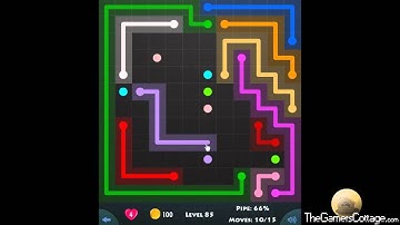 Flow Game Level - 955 [12x12] Jumbo Pack Connect the Dots