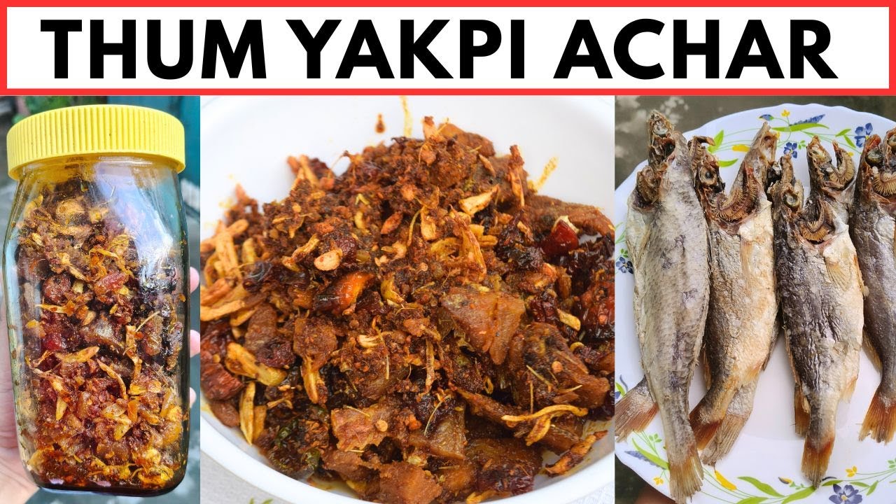 Thumyakpi Achar Yaam laina amadi Yaam Haoba Maongda Semjare | Homemade Salty Dry Fish Pickle #pickle
