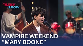 Vampire Weekend Performs “Mary Boone” | The Daily Show by The Daily Show 128,029 views 2 weeks ago 4 minutes, 57 seconds