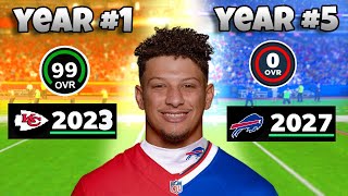 What if Patrick Mahomes Swapped Teams Every Year ?