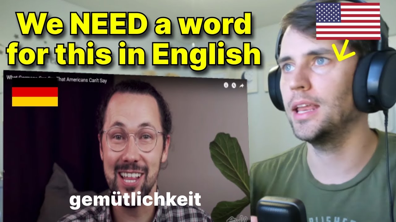 American reacts to German words that DON'T EXIST in English YouTube