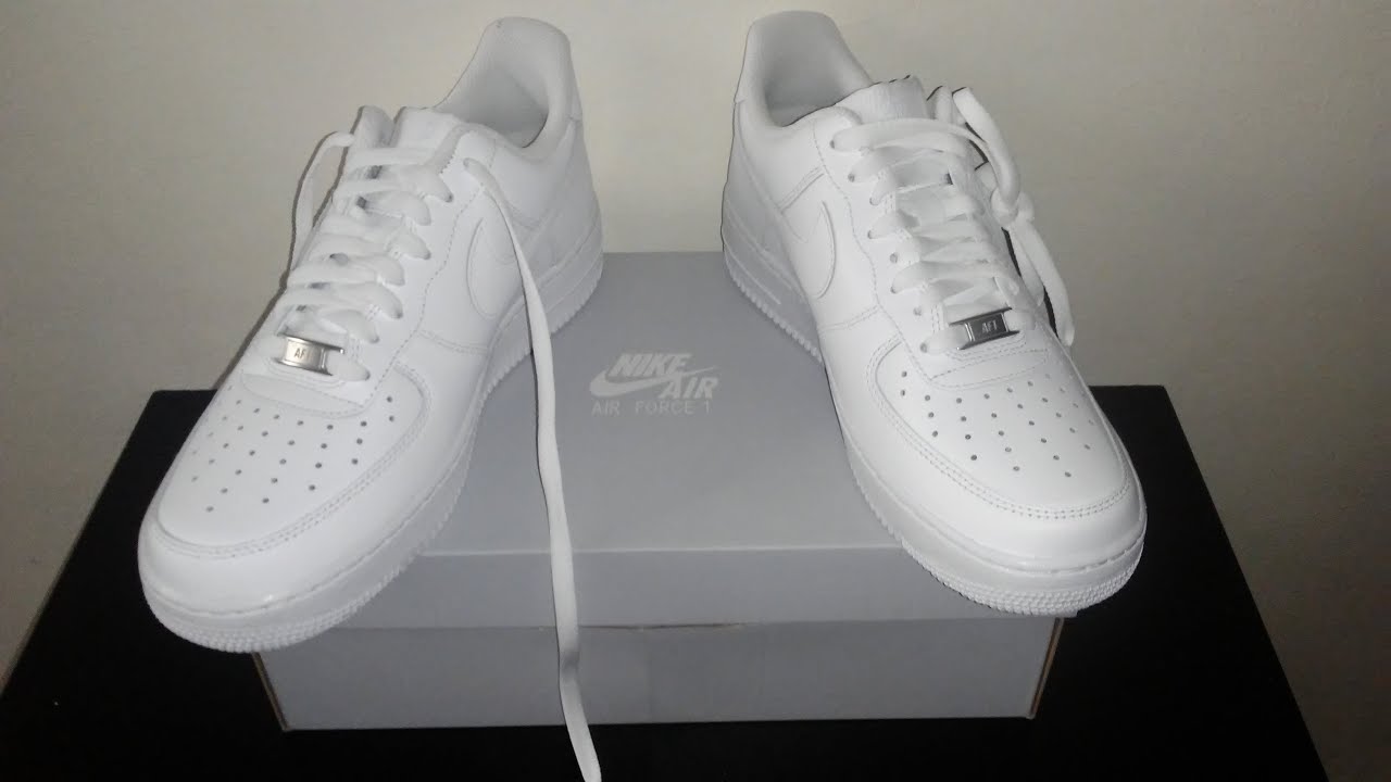 eterno Múltiple el último NIKE Air Force 1's Unboxing & Review - YouTube