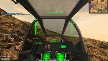 Apache AH-64 patrolling |Project Reality |