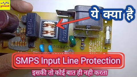 V19 SMPS Input Line Protection Circuit kaise kaam karta hai | Full Component Detail