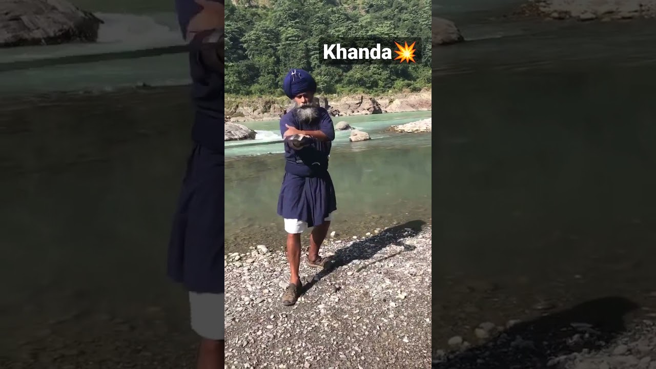 khanda shaster | baba nidar singh nihang | shaster vidya | sikhmartialartist