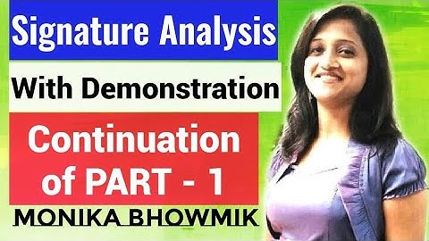 Signature Analysis Tutorial with Demonstration - Do