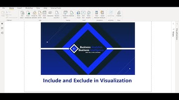 Include | Exclude Filters in Power BI