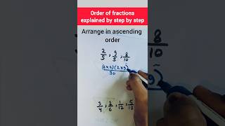 fractions explained step by step 🪜 #maths #mathstricks #education #mathematics