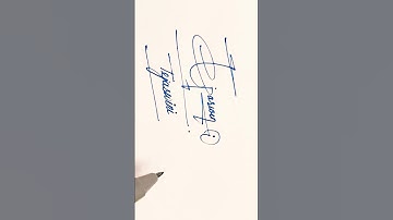 Tejaswini name Signature Style///Best Signature #Viralshorts
