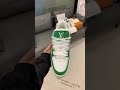 Louis Vuitton Green Edition – Bold & Clean Style 💚👟
