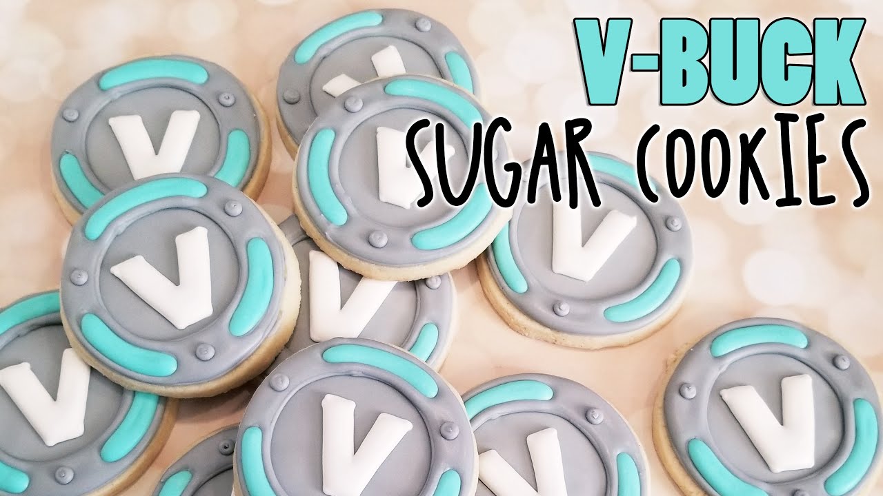 V-Buck Fortnite Sugar Cookies on Kookievision by Sweethart ... - 1280 x 720 jpeg 114kB